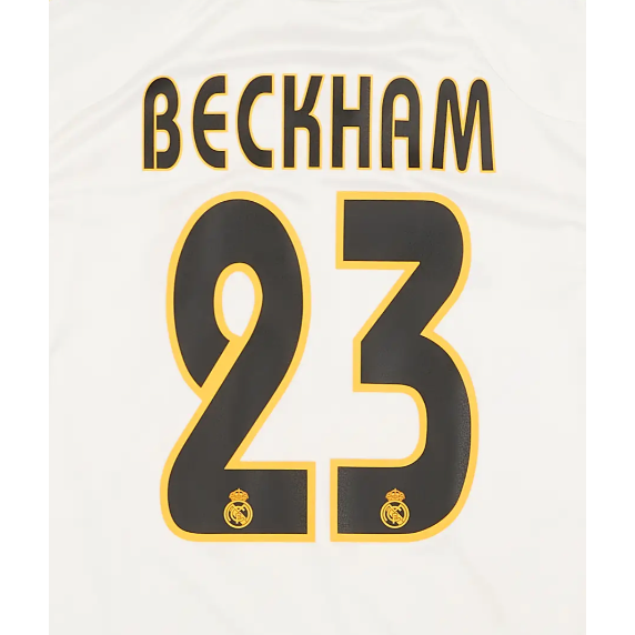 Real Madrid 2003/05 Home Beckham Name Set