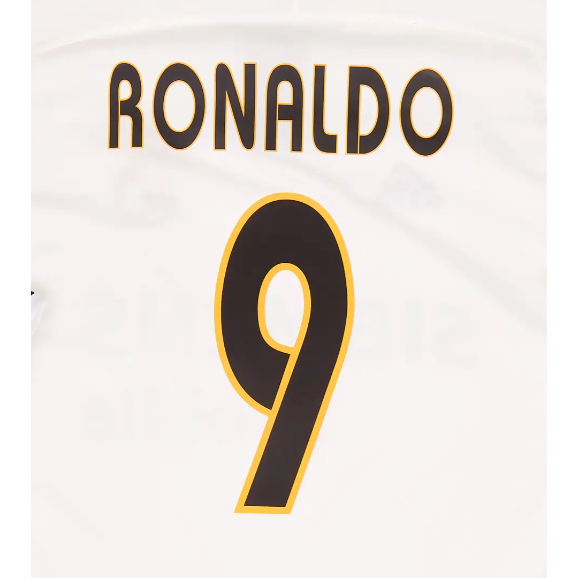Real Madrid 2003/05 Home Ronaldo Name Set