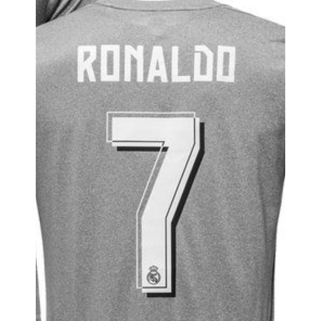 Real Madrid 2015/16 Ronaldo Away Name Set