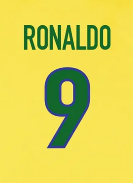 Brazil 1998 Ronaldo Home Name Set