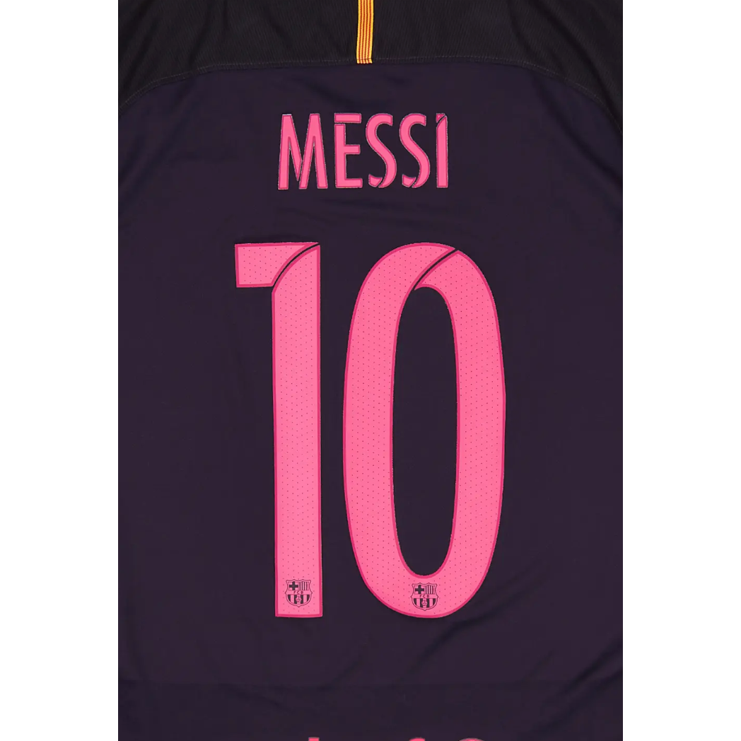 Barcelona 2016/17 Messi Away Name Set
