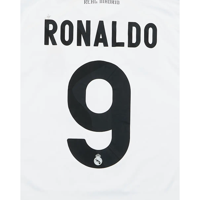 Real Madrid 2009/10 Home Ronaldo Name Set