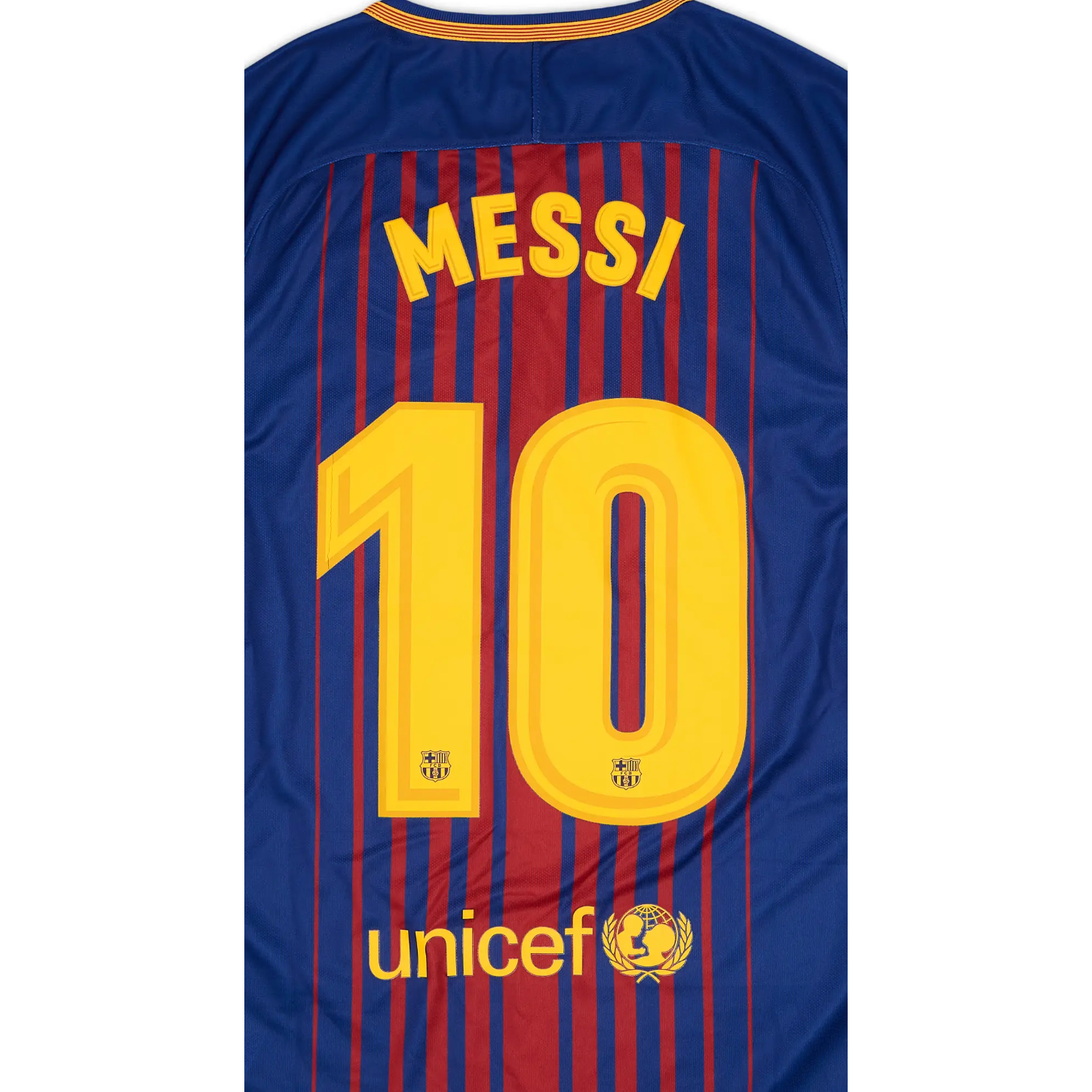 Barcelona 2017/18 Home Messi Nameset