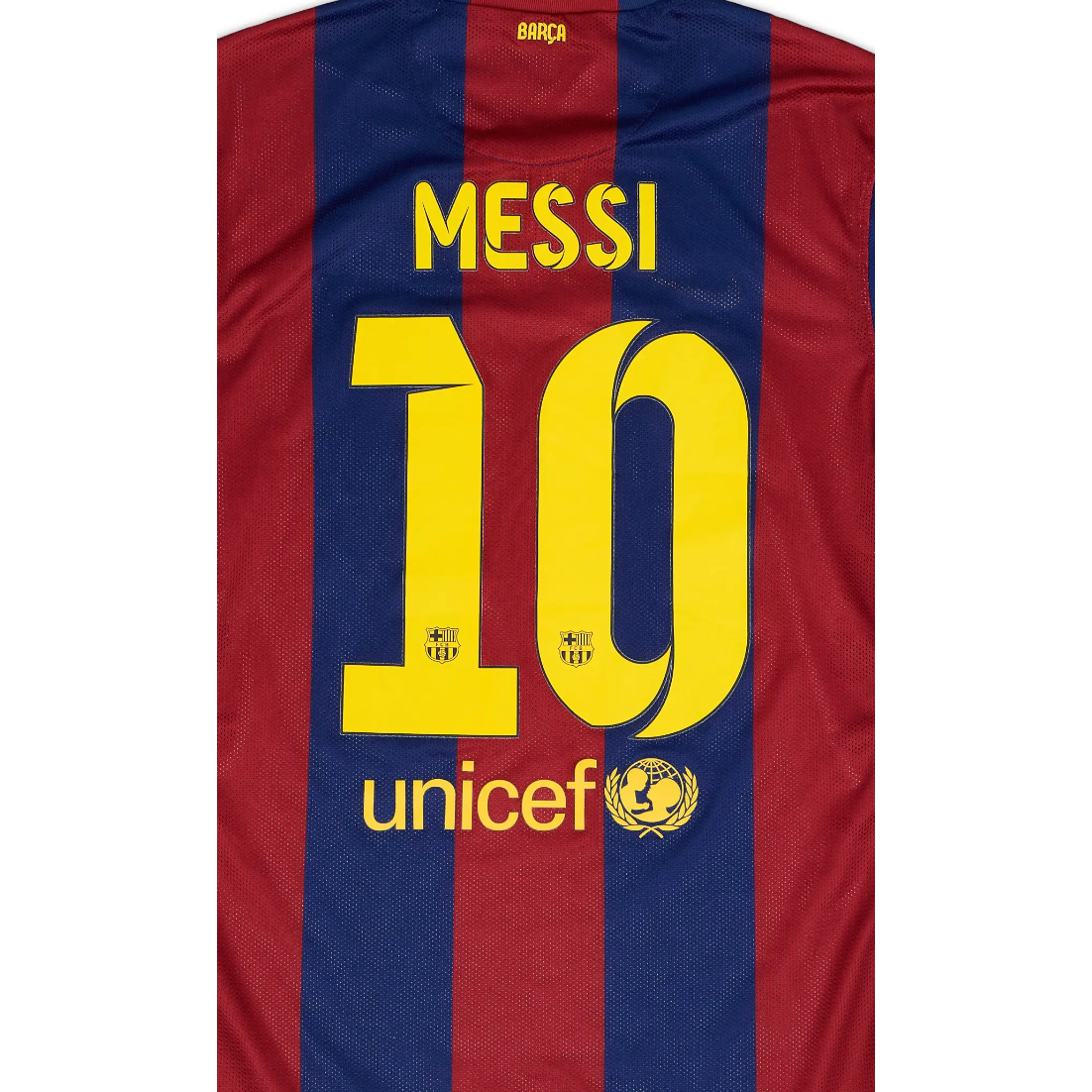 Barcelona 2014/15 Home Messi Nameset