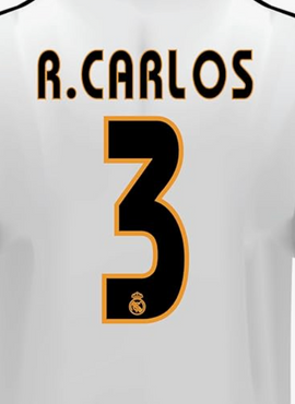 Real Madrid 2003/05 R.Carlos Name Set