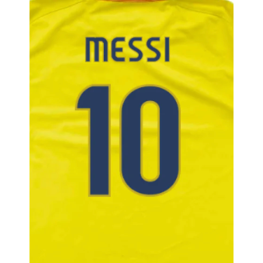 Barcelona 2008/10 Messi Away Name Set