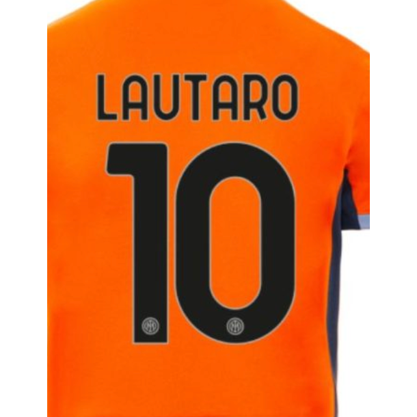 Inter Milan 2023/24 Lautaro 3rd Shirt Name Set