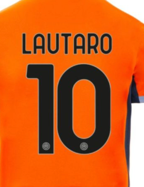 Inter Milan 2023/24 Lautaro 3rd Shirt Name Set