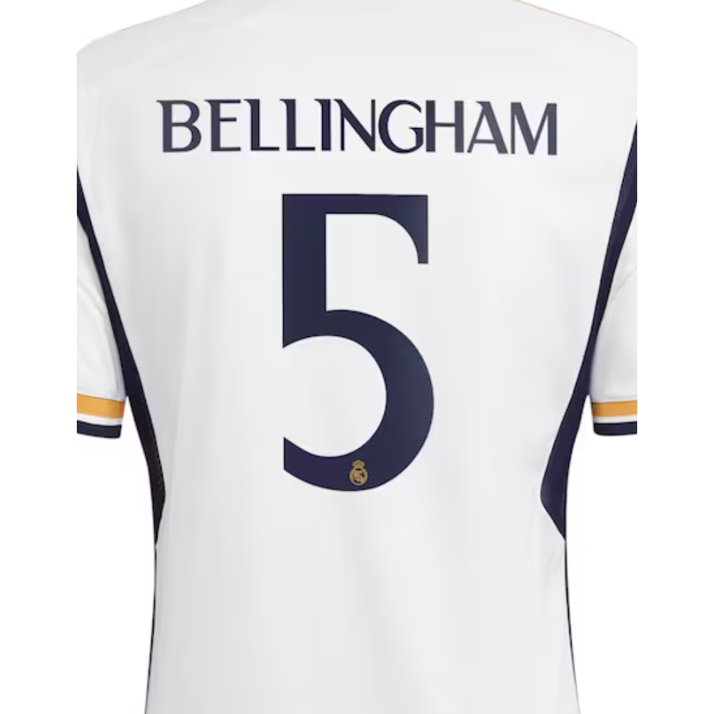 Real Madrid 2023/24 Bellingham Home Cup Name Set