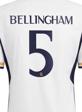 Real Madrid 2023/24 Bellingham Home Name Set