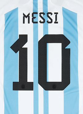 Argentina 2022 Messi 2* Name Set