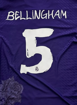 Real Madrid 23/24 Y3 Bellingham Name Set