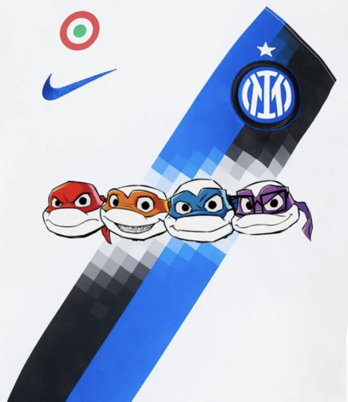 Inter Milan 2023/24 TMNT Away Sponsor