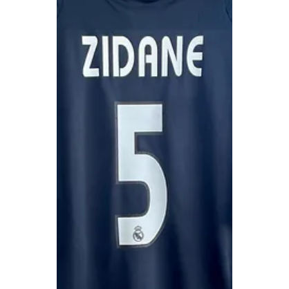 Real Madrid 2003/05 Away Zidane Name Set