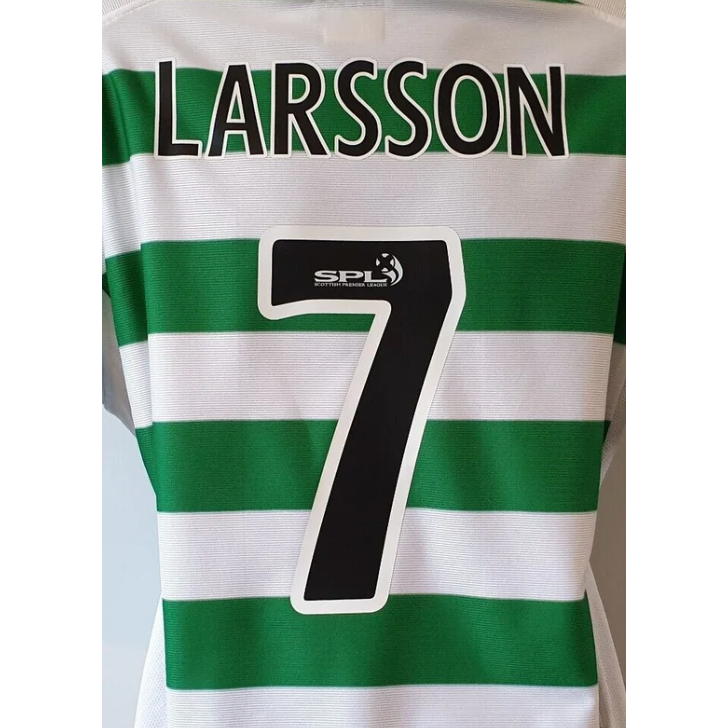 Celtic 1999/04 Larsson Home Name Set