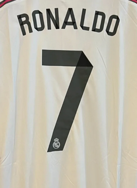 Real Madrid 2014/15 Home Ronaldo Name Set