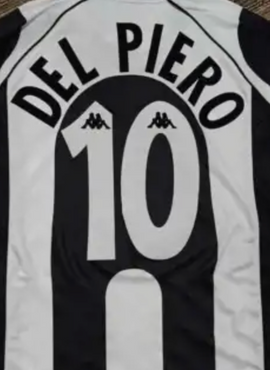 Juventus 1997/98 Del Piero Home Name Set