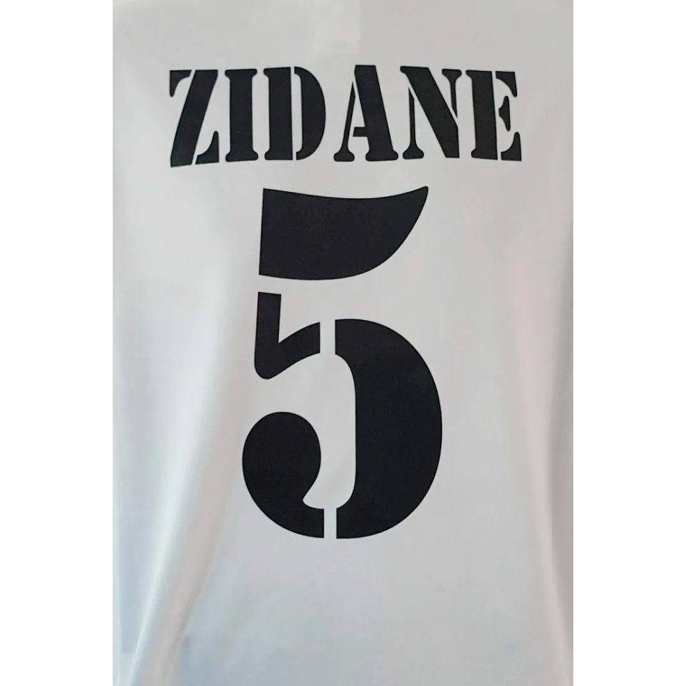 Real Madrid 2002/03 Home Zidane Name Set