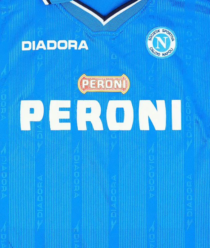 Napoli Replacement Diadora and Peroni Sponsors