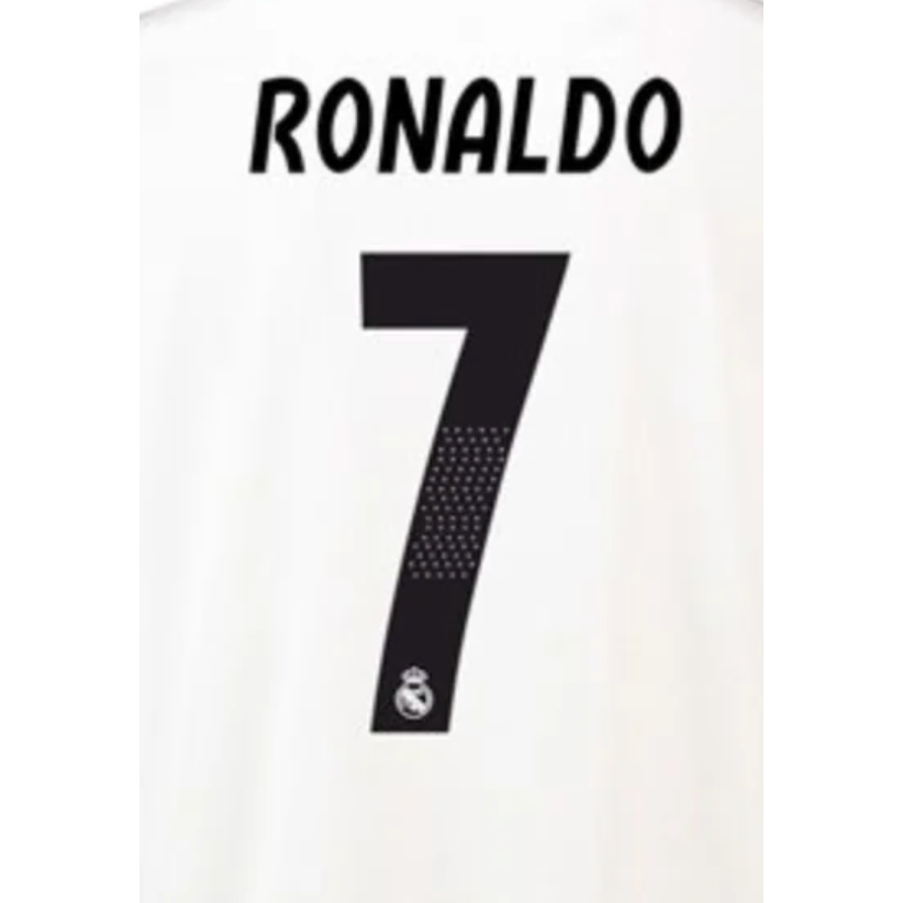 Real Madrid 2018/19 Ronaldo Home Name Set