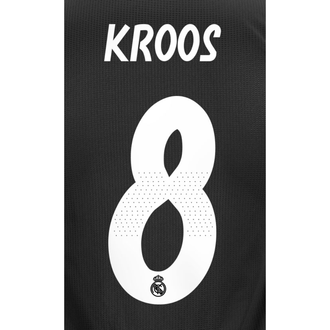 Real Madrid 2018/19 Away Kroos Name Set