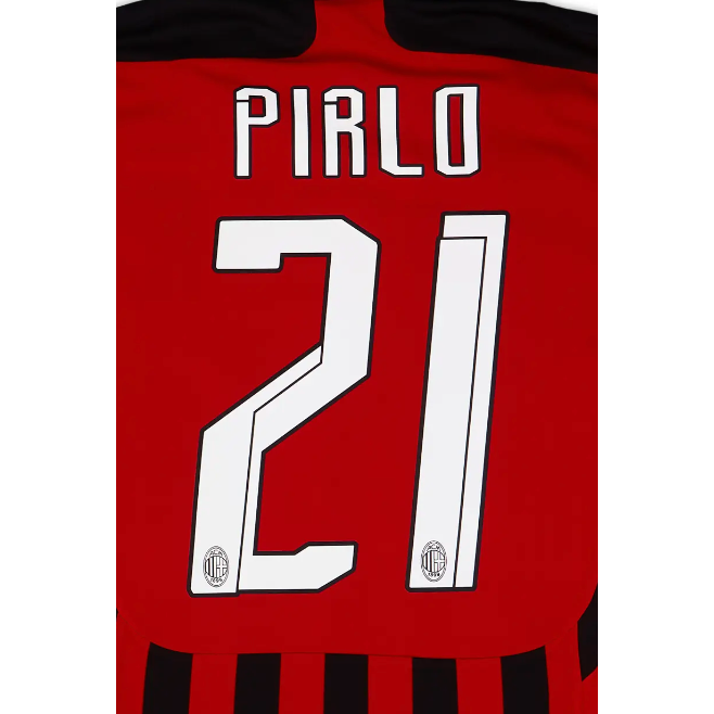 AC Milan 2007/08 Pirlo Home Name Set