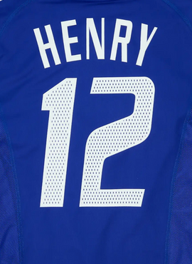 France 2002/04 Henry Home Name Set