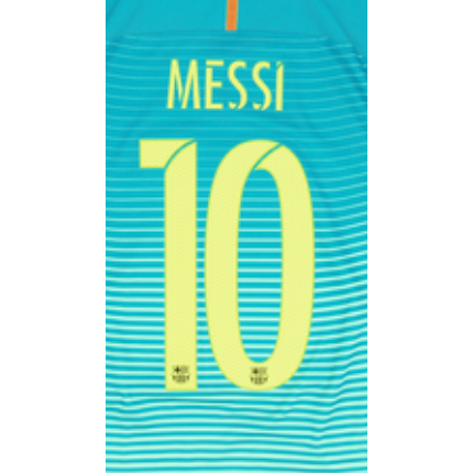 Barcelona 2016/17 3rd Messi Name Set