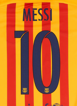 Barcelona 2016/17 Away Name Set