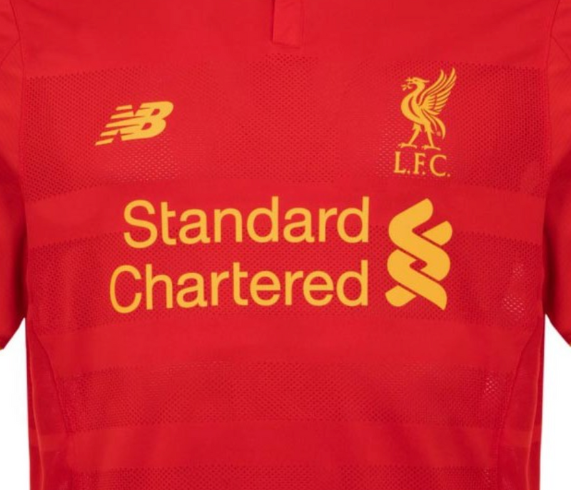 Liverpool Replacement Standard Chartered Sponsor