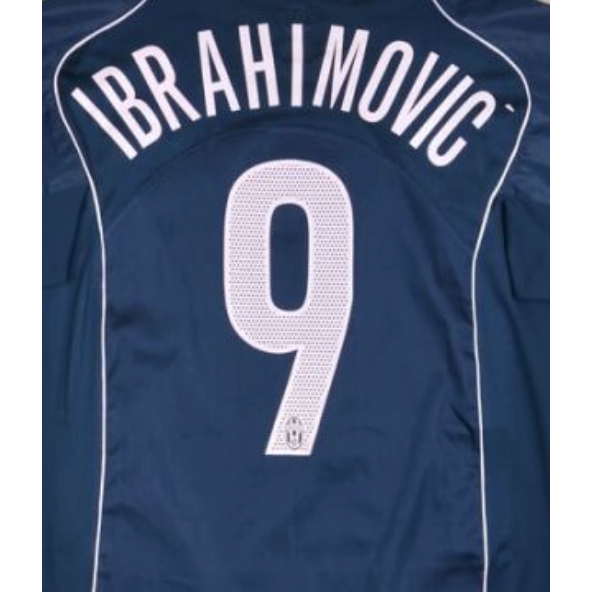 Juventus 2004/05 Ibrahimovic Away Name Set