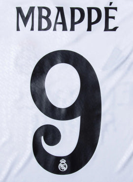 Real Madrid 2024/25 Home Mbappe Name Set