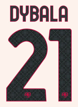 AS Roma 2023/24 Away Dybala Name Set