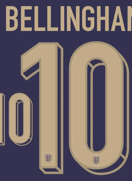 England 2024 Bellingham Away Name Set