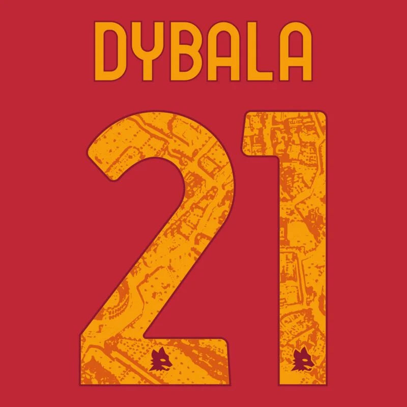 AS Roma 2023/24 Dybala Home 3rd Name Set