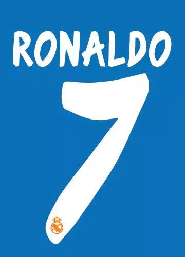 Real Madrid 2013/14 Ronaldo Away Name Set